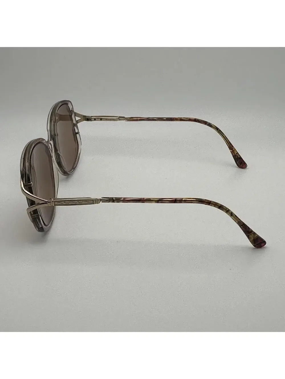Vintage Safilo Oversized Gold Prescription Sunglasses Frames